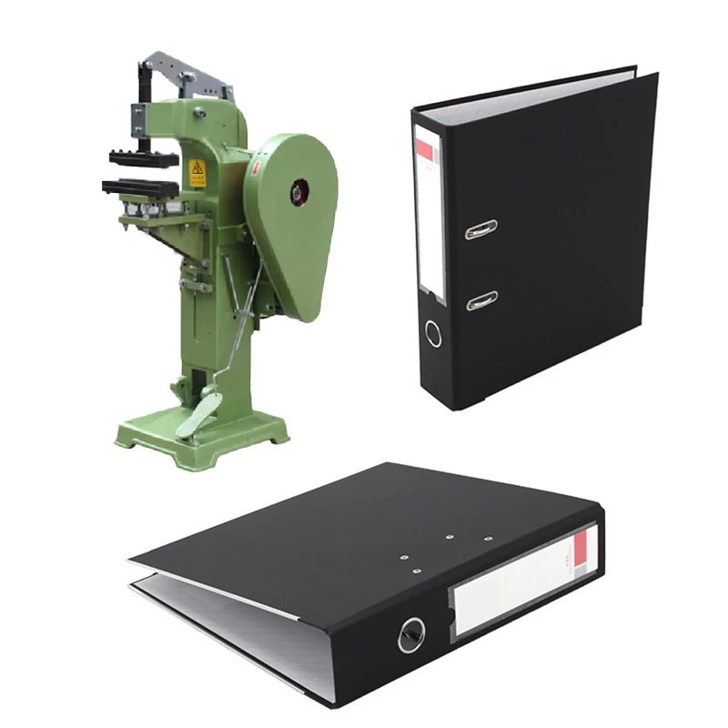 Metal Edge e Canto Pressionando Máquina, Lever Arch Arquivo