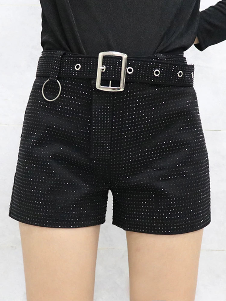 High Waist Fashionable Slimming Short Pants Women\'s Korean Style Casual Jeans Cotton Blend Straight Leg Summer Shorts