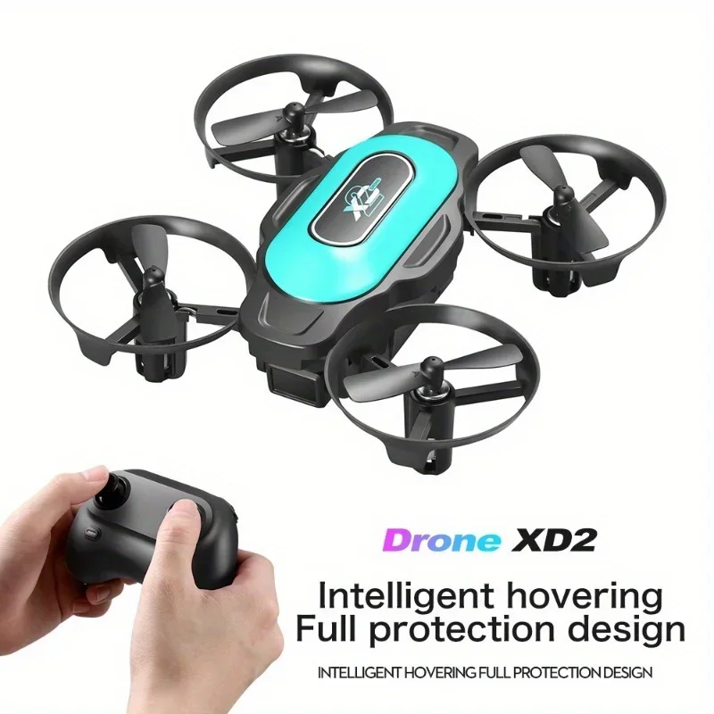 

2025 New XD2 Mini Toy Drone 360° Rotating Powerful Motor USB Charging Intelligent Fixed Height Hovering Multi-speed Switching