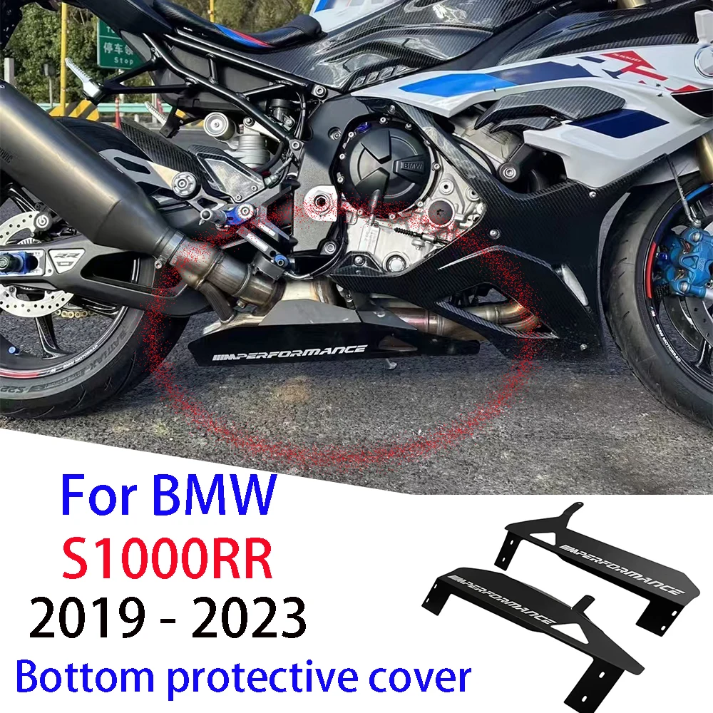 

For BMW S1000RR 2019 2020 2021 2022 S 1000 RR M1000RR Exhaust Protection Motorcycle Exhaust Car Cover Bellypan Bottom protection