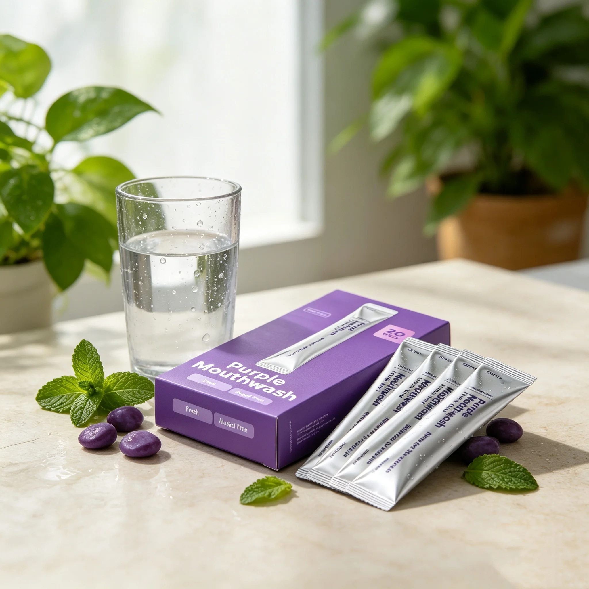 Neues Minz-Mundwasser, einzeln verpackt, zur Behandlung von Mundgeruch, langanhaltende Frische, Zahnfleckenentfernung, Reise-Mundpflege-Mundwasser – Detail 8