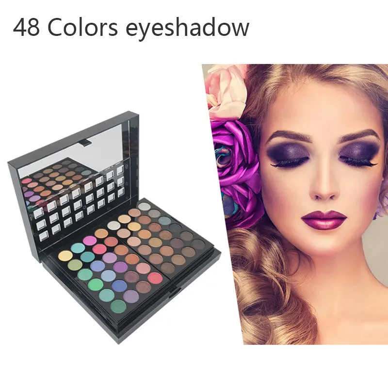 78-Farben-Make-up-Palette-Set, Lidschatten, Kontur, Lippenstift, Lippenpinsel, wasserdicht, langlebig, Schönheits-Make-up für Frauen, koreanische Kosmetik