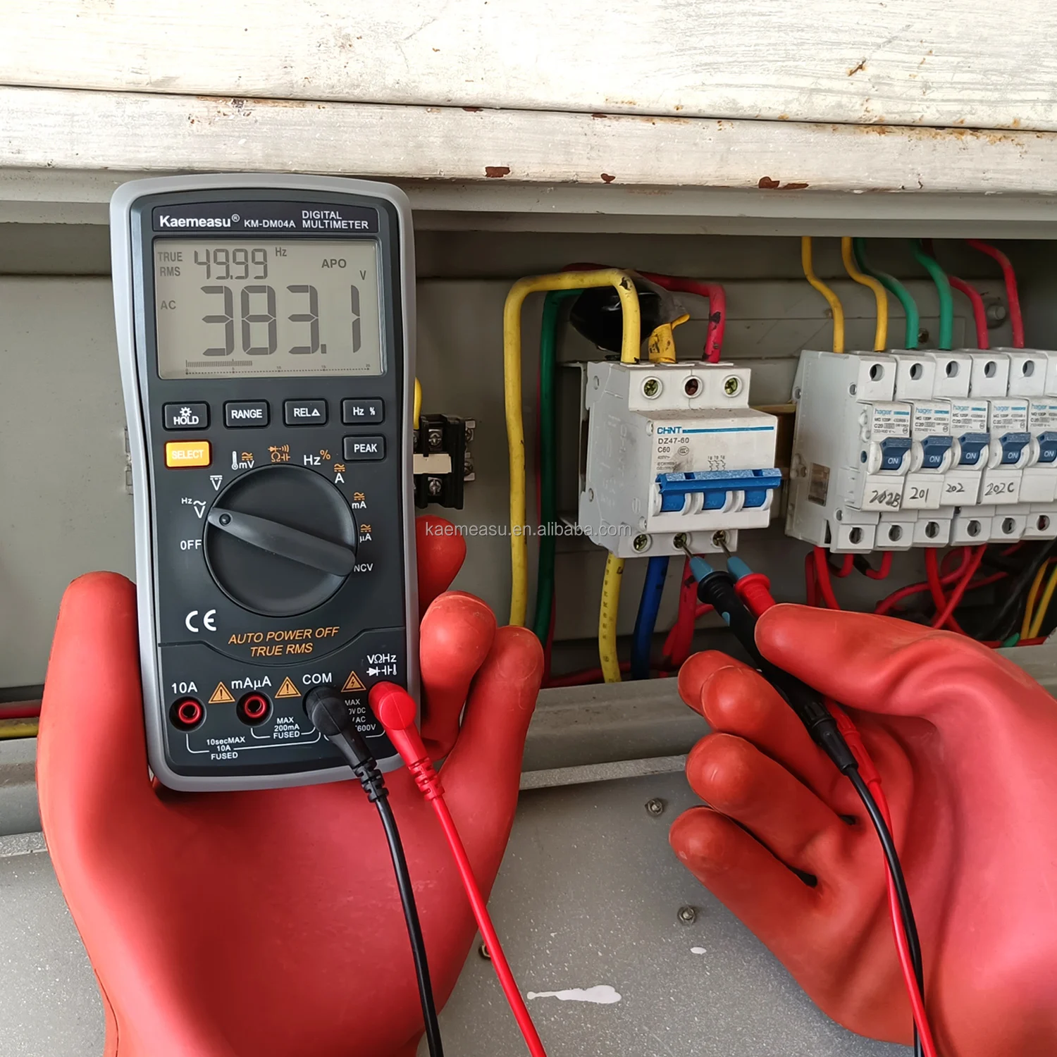 04A المشبك متر التيار المتناوب تيار مستمر الفولتميتر الرقمي ديود الاستمرارية اختبار الجهد متر المتعدد الذكية الرقمية المتعددة #6