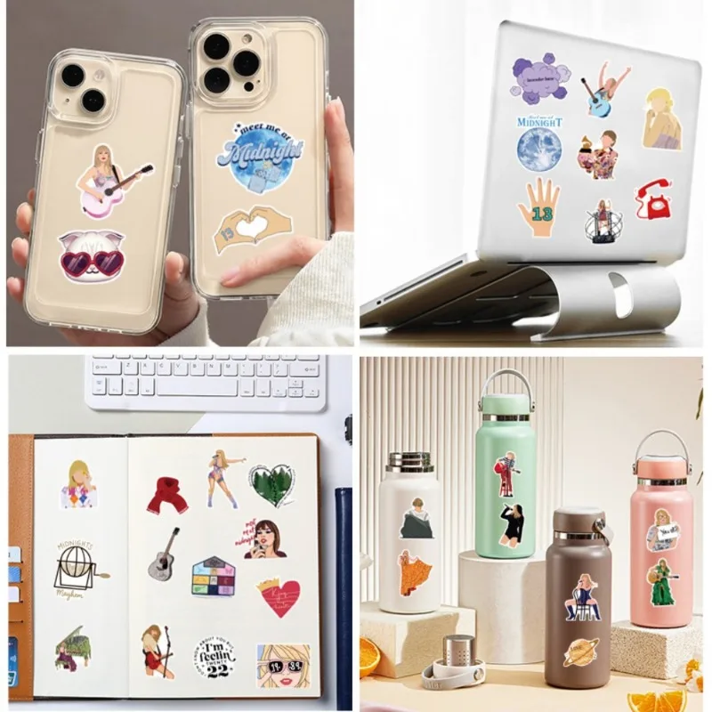 Waterproof Album Graffiti Adesivos, New Alison Album, Midnight, Folk, decalques de música para mala, laptop, telefone, guitarra, notebook, 10 pcs, 25 pcs, 50pcs