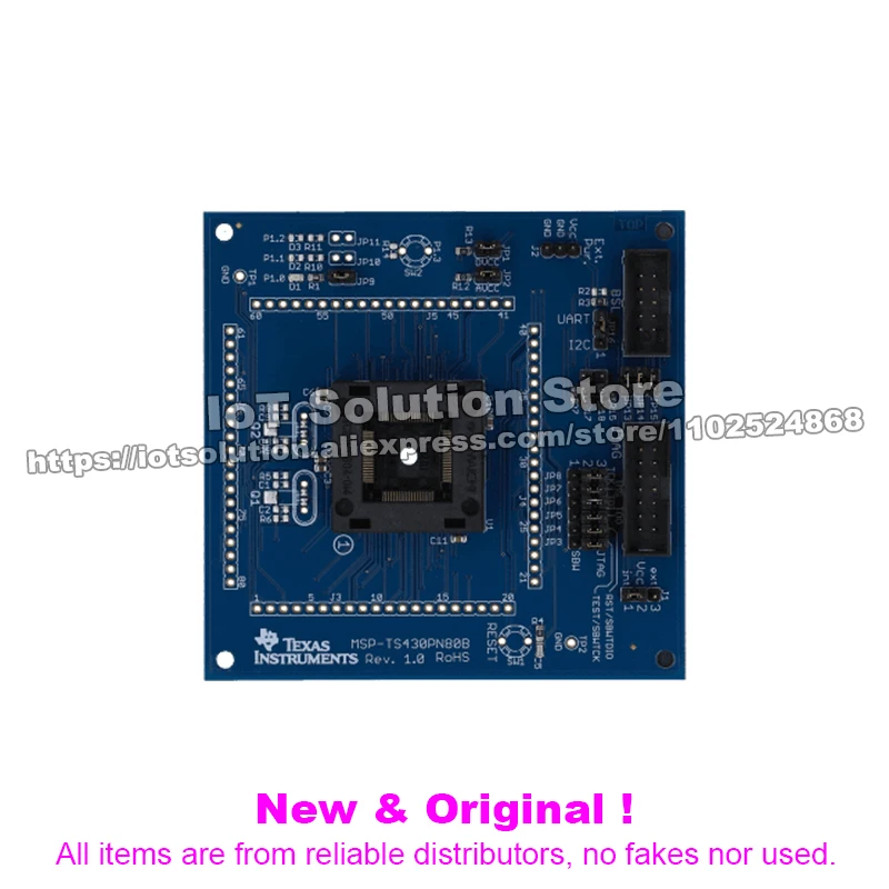 MSP-TS430PN80B Target Development Board for MSP430FR599x MCUs with 80-pins (microcontroller not included)