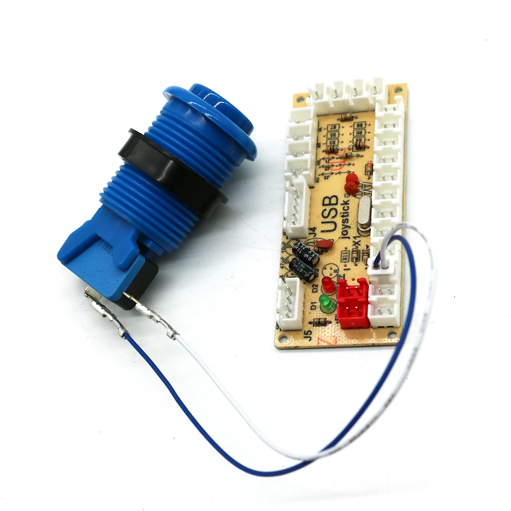 20PCS XH2.54 Oder DuPont Kabel 2 Pin 4,8mm 2,8mm Stecker Draht Für Null Verzögerung Arcade USB Board happ Joystick SANWA Push Button – Detail 11
