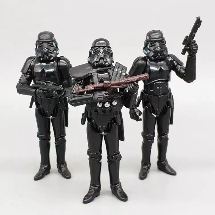 3,75 Zoll Star Wars Gashapon Actionfiguren Sammlerstück Darth Vader Imperial Stormtrooper Gelenke Bewegliches Modell Niedliches Kinderspielzeug