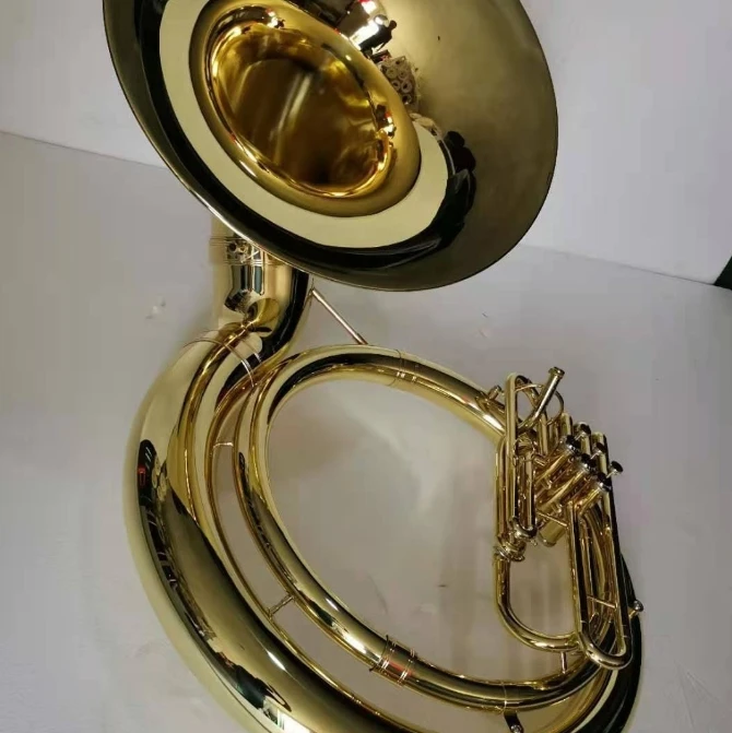 Sousaphone Instrument All Brass Marching Band Drum And Bugle Corps BassLarge Hugging Horn Sousaphone Brass Instruments