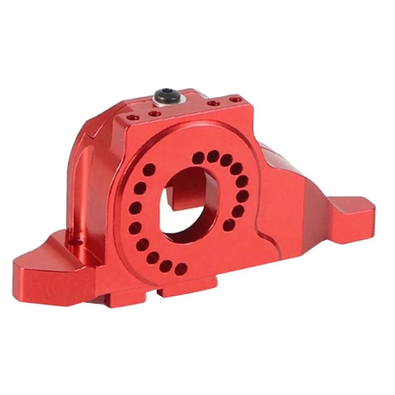 ABUM-Aluminum Alloy TRX4 Heat Sink Motor Mount Base Gear Cover For 1/10 RC Crawler Car TRX-6 G63 TRX-4,Red