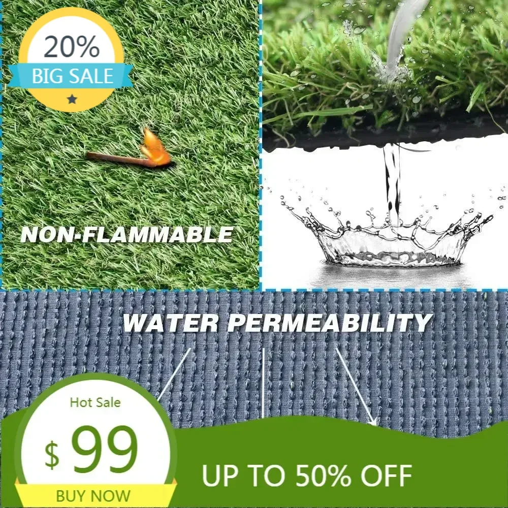 

Бестселлер: Искусственный газонный ковер - Высота ворса: 1,38 дюйма - Размер: 9 футов x 13 футов - Идеальный цвет и размер для любого помещения