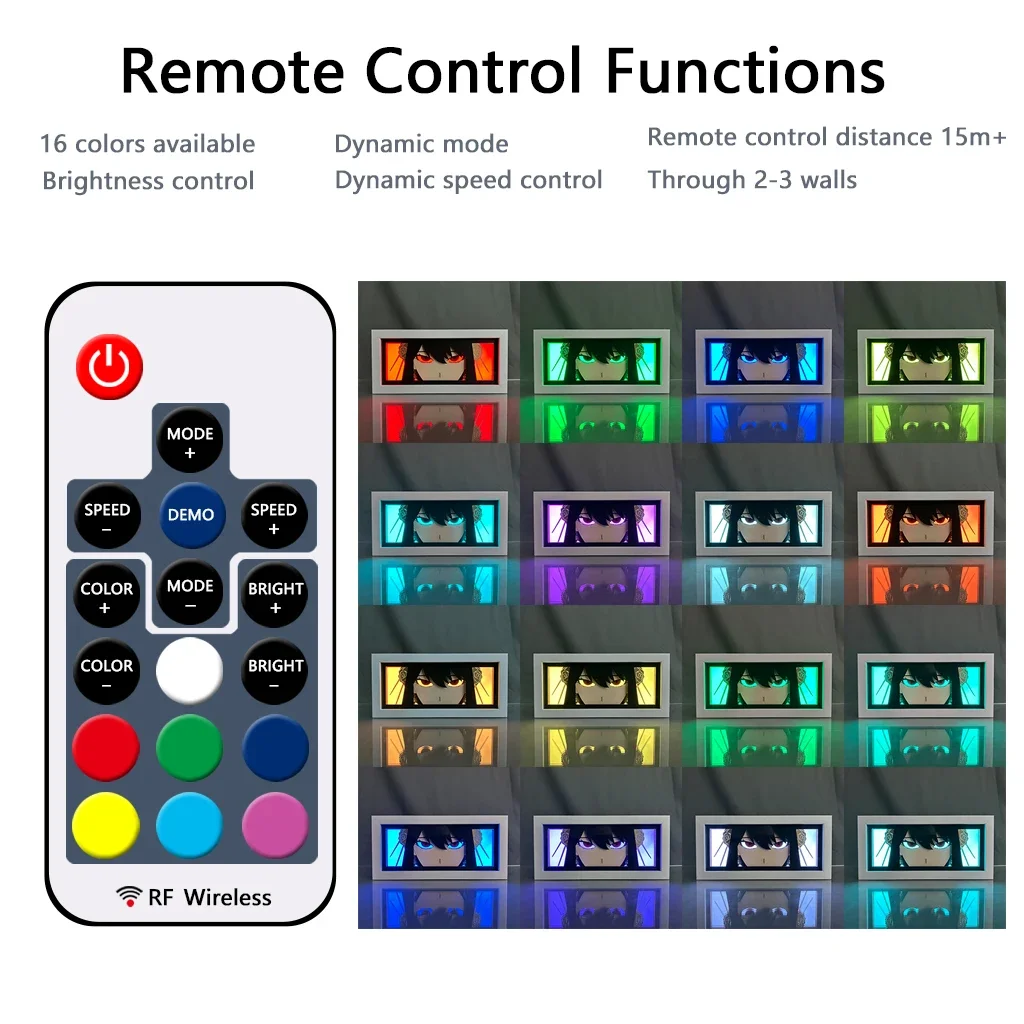 ゲームの刺激的な影響周辺機器LEDライトペーパーカットシャドウボックス、ガストラップフィギュア、装飾品のおもちゃ、yae miko furura、男の子ギフト