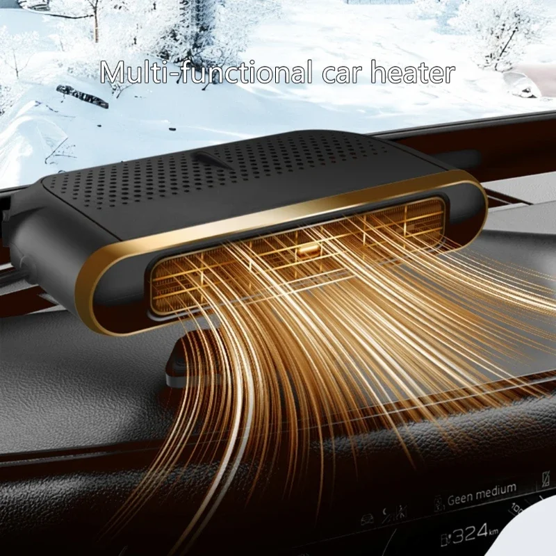 For Winter Driving 3XUB Portable Car Heater Defroster Energy Saving Quick Heating Vehicle Warm Safety Accessory