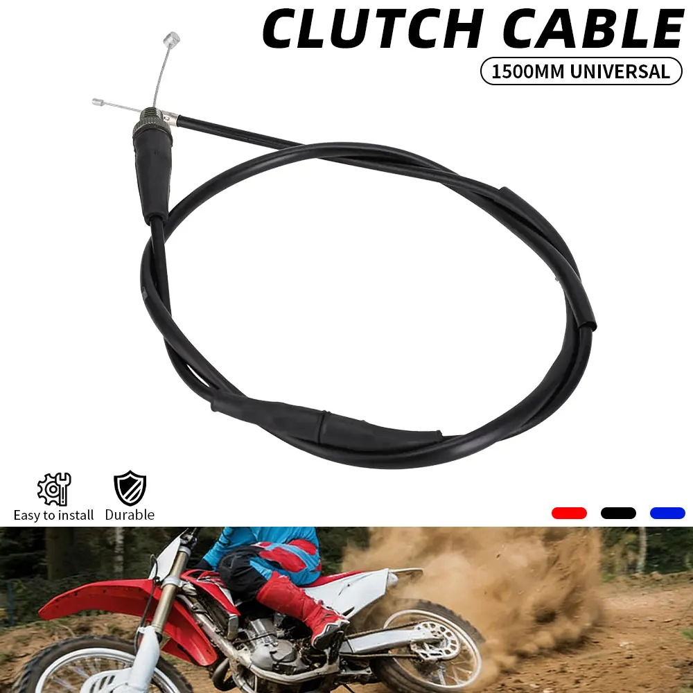 Universal Motorcycles Accelerator Straight Connection Throttle Cable 1500MM For Yamaha Kawasaki KTM Honda Suzuki Dirt Pit Bike