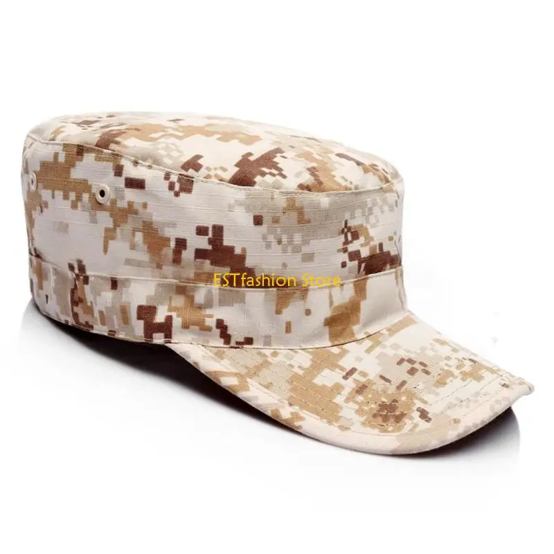 Y5GC Cadet Green Caps Adjustable Headwear Sun Protective for Trekking Cycling