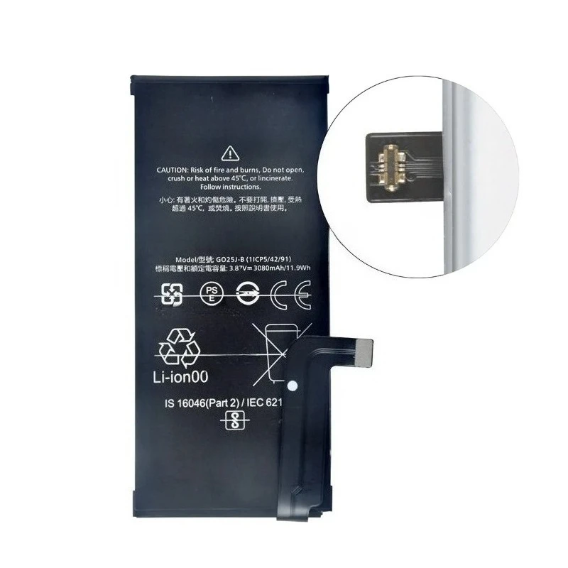 New G025J-B 3.87V 3080mAh Replacement Mobile Phone Battery for Google Pixel 4A Pixel4A  Production Phone Li-Polymer