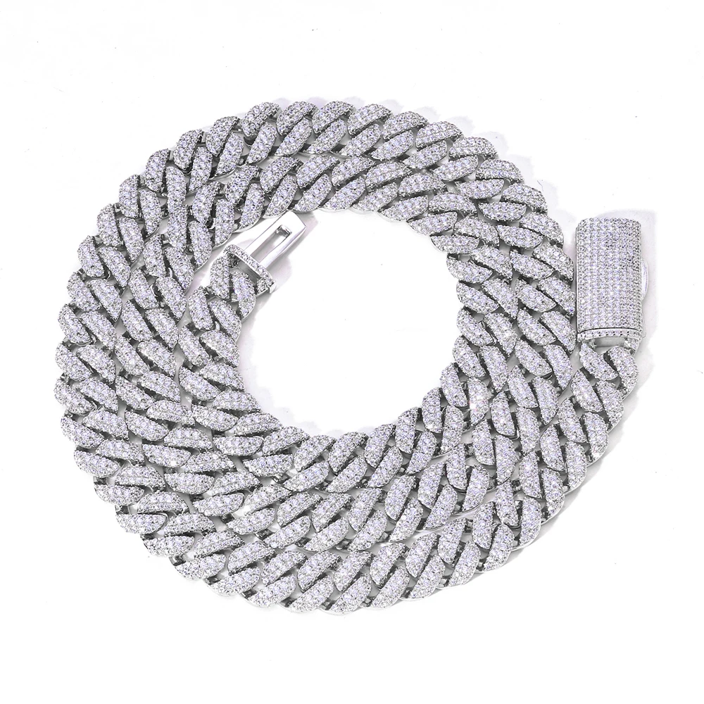 

Hip Hop Style New 10mm 3 Rows of Diamonds Flip Button 5A Cubic Zirconia Shiny Fashion Miami Men's And Women's Jewelry Bracelet