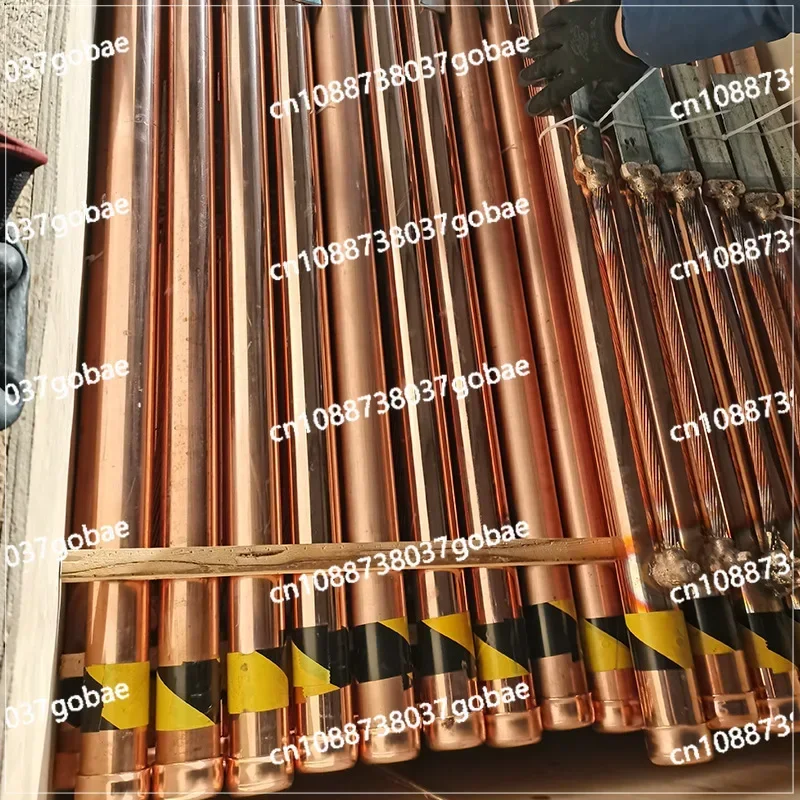 Lightning Protection Electrolytic Ion Grounding Electrode Copper Plating Copper Clad Steel Engineering High Energy  Slow