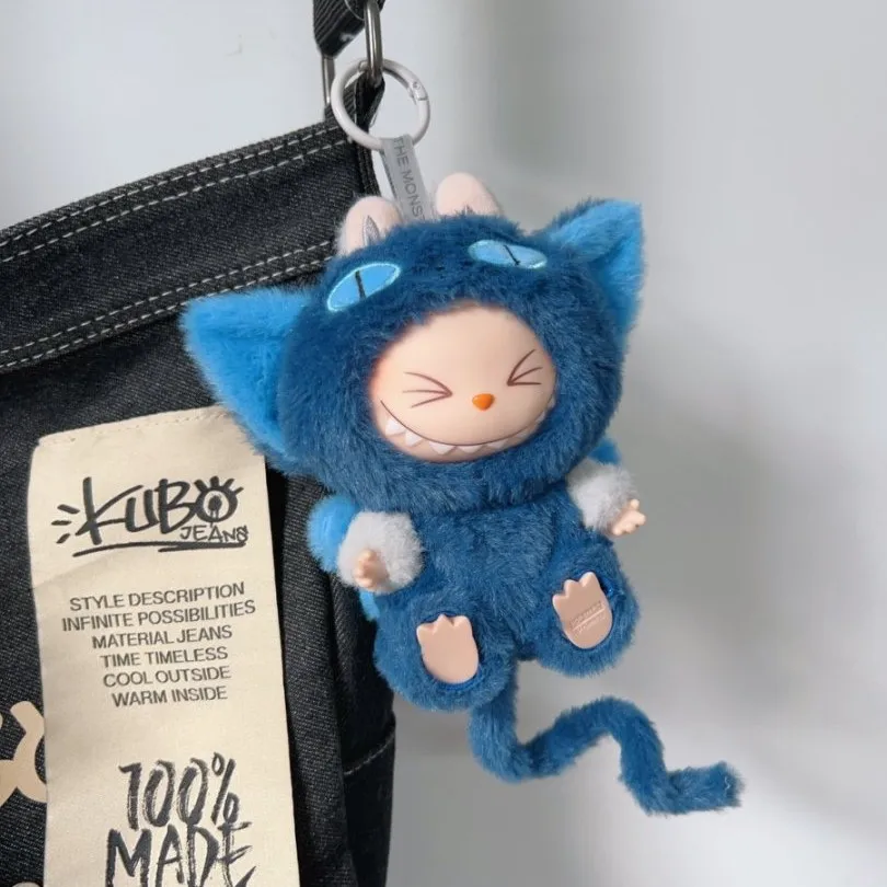 라부부 아기 옷 라부부 123 세대 17cm 비닐 플러시 마카롱 아기 옷 시부 아기 옷