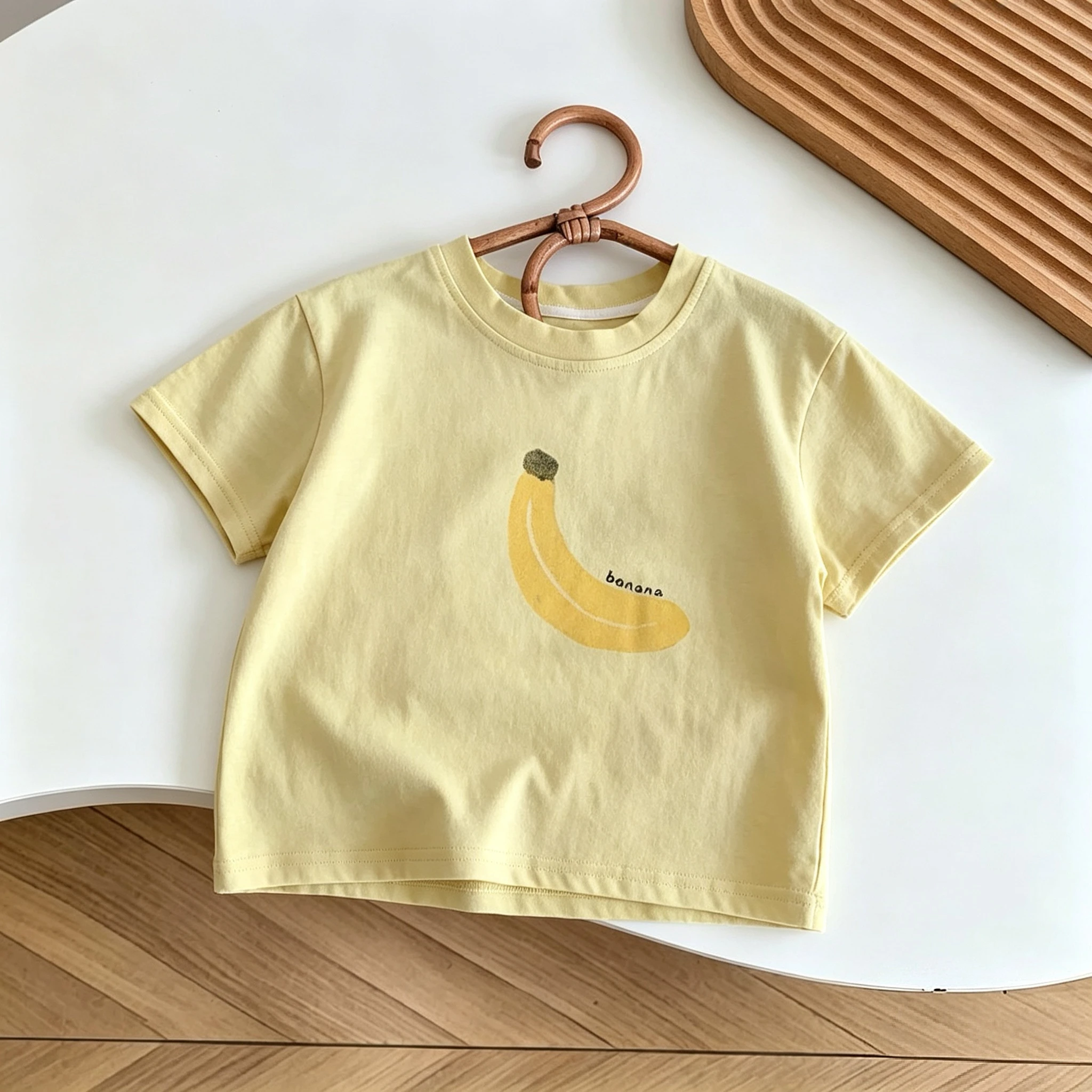 1-6 Age Children's Wear Tops Summer T-shirt Baby Girl Boy Simple Versatile Short Sleeve Tees Casual Crewneck T Shirts Clothes