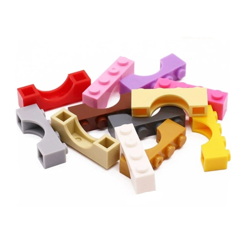 20pcs MOC compatible with 3659 building blocks, 1x4 arched bricks, city construction DIY creative children's toys