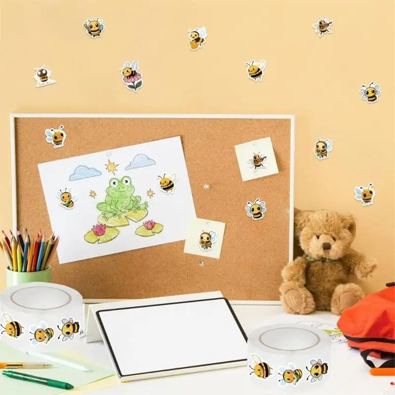 D5BB 500counts Cartoon Sticker для Seal Envelope ScrapBooking Journal Упаковка