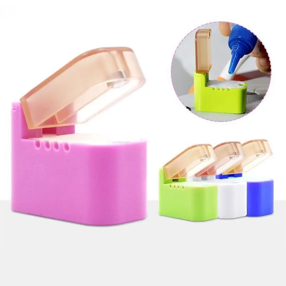 Locking Sewing Machine Silicone Oil Box Prevent Breaking Plastic Color Wire Box DIY Crafts Through The Oil