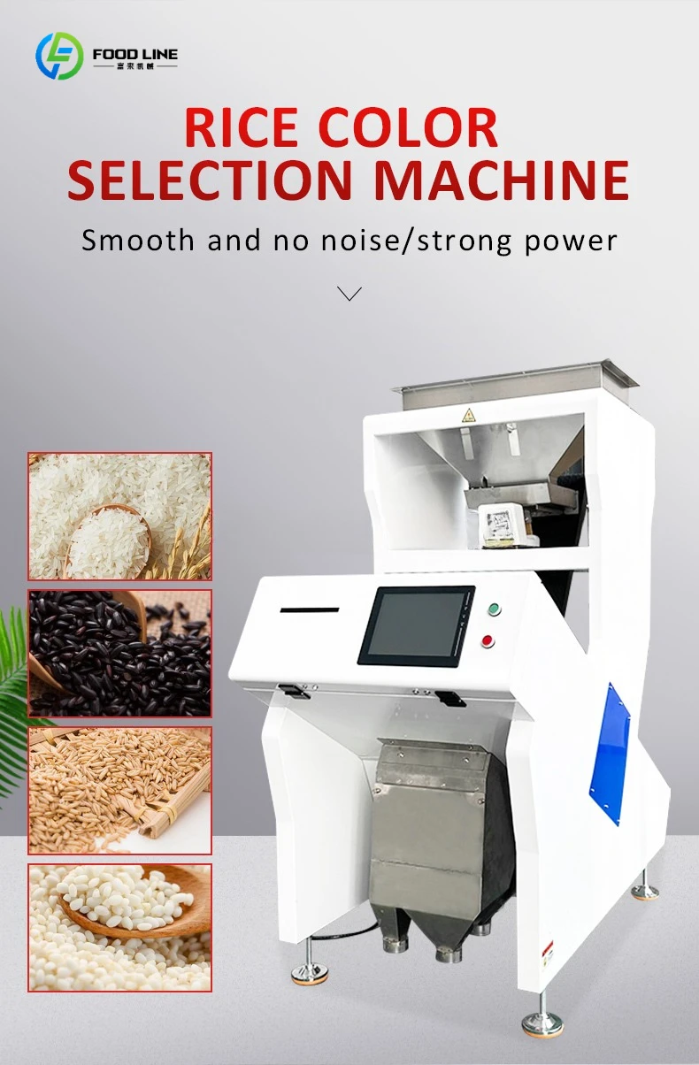 Color Sorter Machine Auto Sorting Rice Coffee Bean Canola Seed Industrial Manufacturing Unit