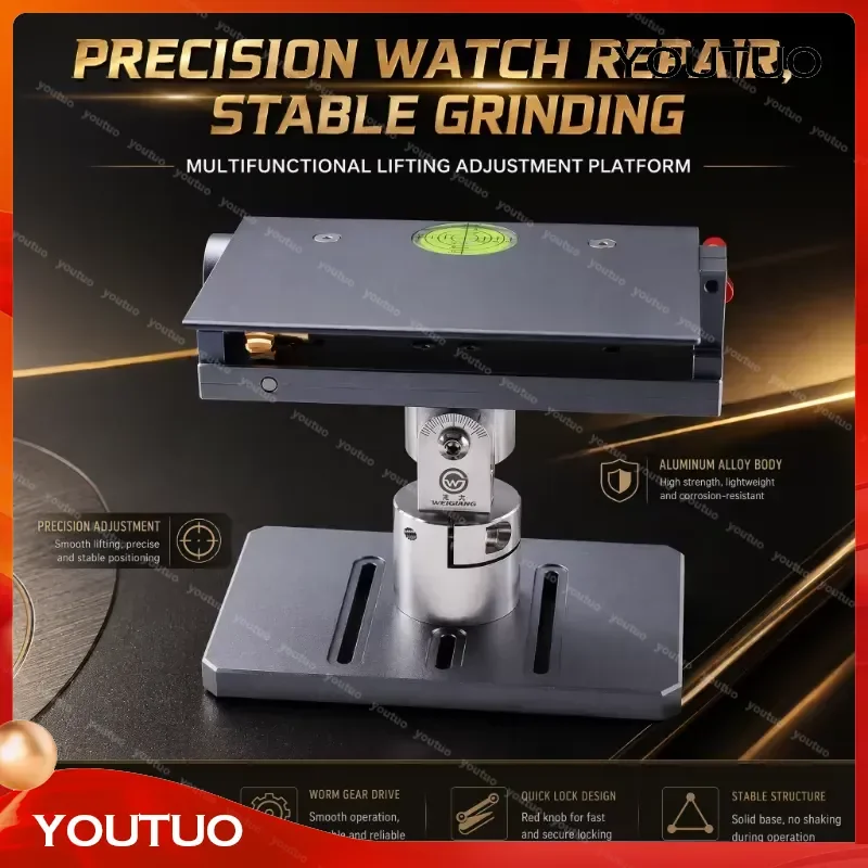 Watch Repair Tools Adjustable Lifting Platform for Angle Polishing Surfaces