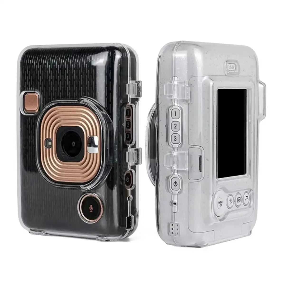 ★[T81C]New Transparent Crystal PVC Protective Case Protector Instant Camera Storage Bag Cover for Mini