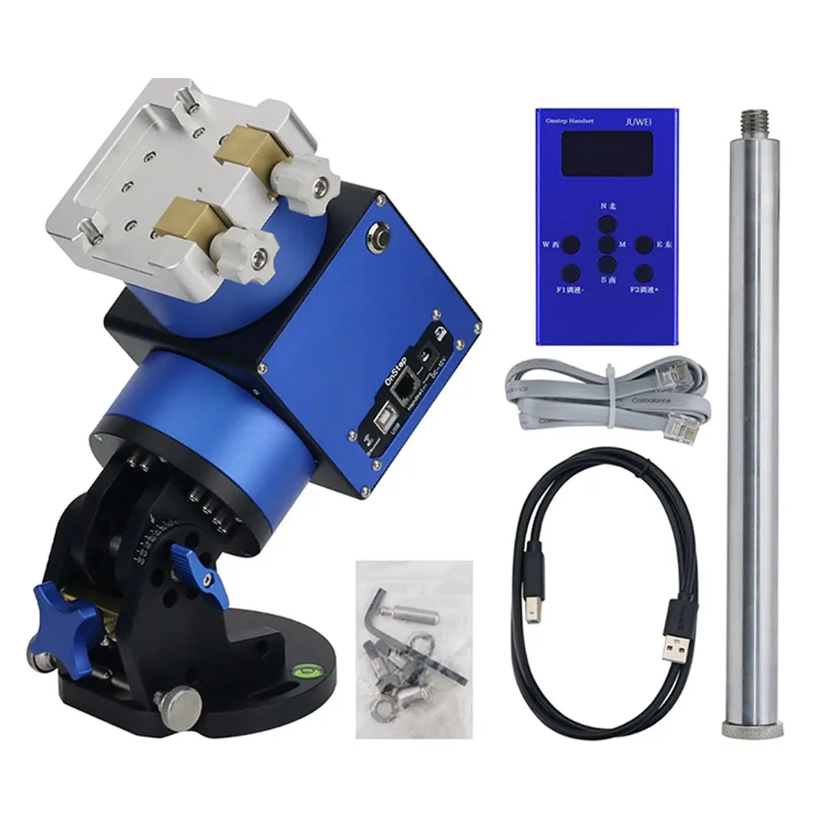 JUWEI 17 Narrow/Wide Tail Slot Harmonic Equator Clear Sky Photography Telescope Star Observation Compatible with Theodolites