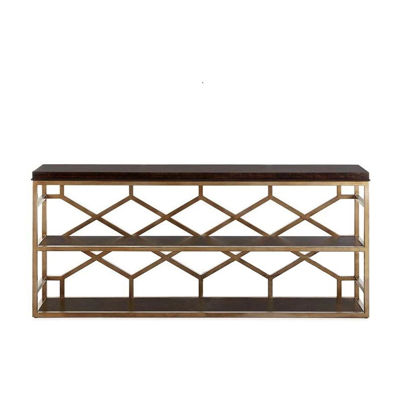 

Shoe rack Bookshelf Shelf Entrance table Foyer Entrance table Stainless steel display stand