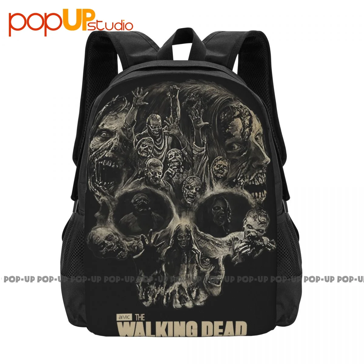 The Walking Dead Zombie Skull Backpack Large Capacity Print Art Print Gymnast Bag Clothes Backpacks