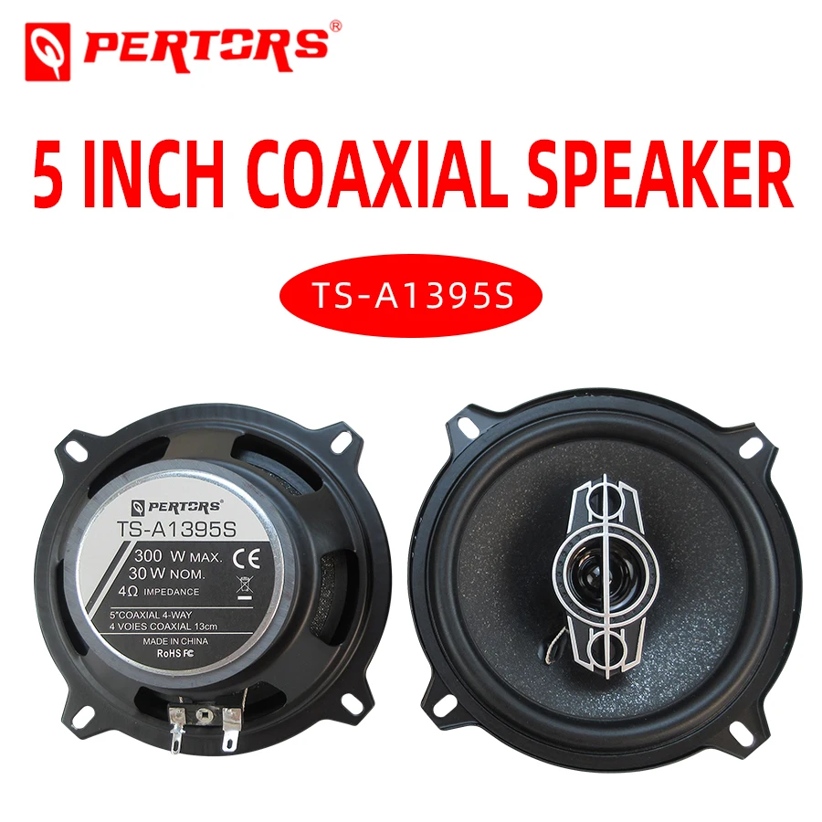 

Автомобильная аудиосистема QPERTORS BRAND QP-A1395S 5-дюймовый коаксиальный динамик Автомобильный аудиодинамик Коаксиальный (1 пара динамиков)