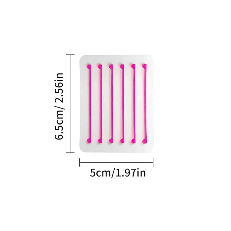 Almohadilla de silicona reutilizable para pestañas postizas, rizador de pestañas, parches, cinta permanente, aplicador de levantamiento, herramienta de maquillaje, 3 pares por bolsa
