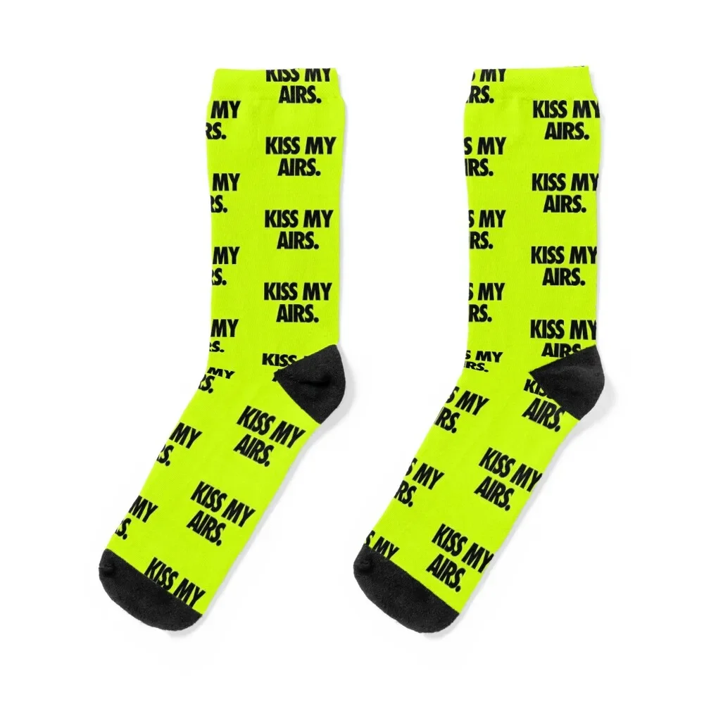 

KISS MY AIRS FLUOR Socks floor Novelties compression Man Socks Women's