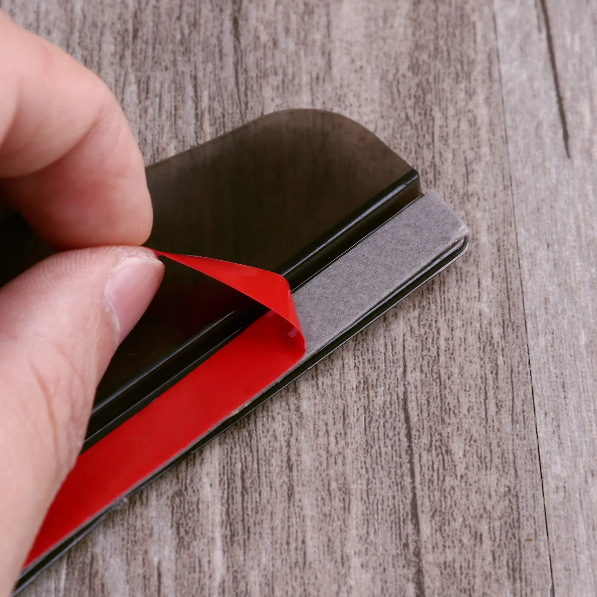 2Pcs Black Rain Deflector for Side Mirrors 185x6cm PVC Rear Mirror Shield Windproof Water Repellent Fit Most Vehicles