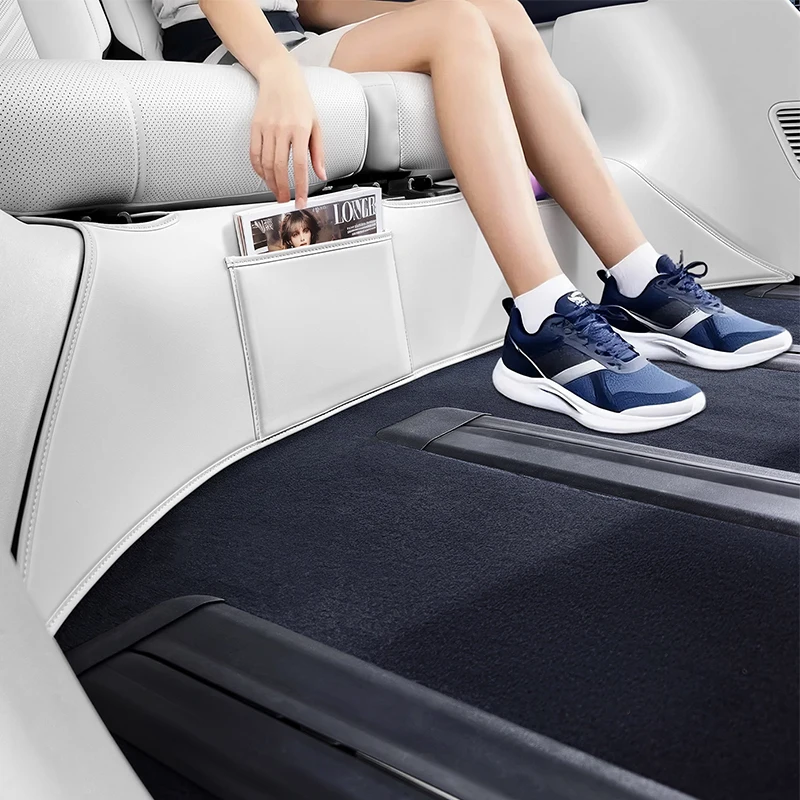 

For Zeekr 9X 2025 2026 Third Row Leather Protective Pad Mat under Seats Car Styling Modified Accessories