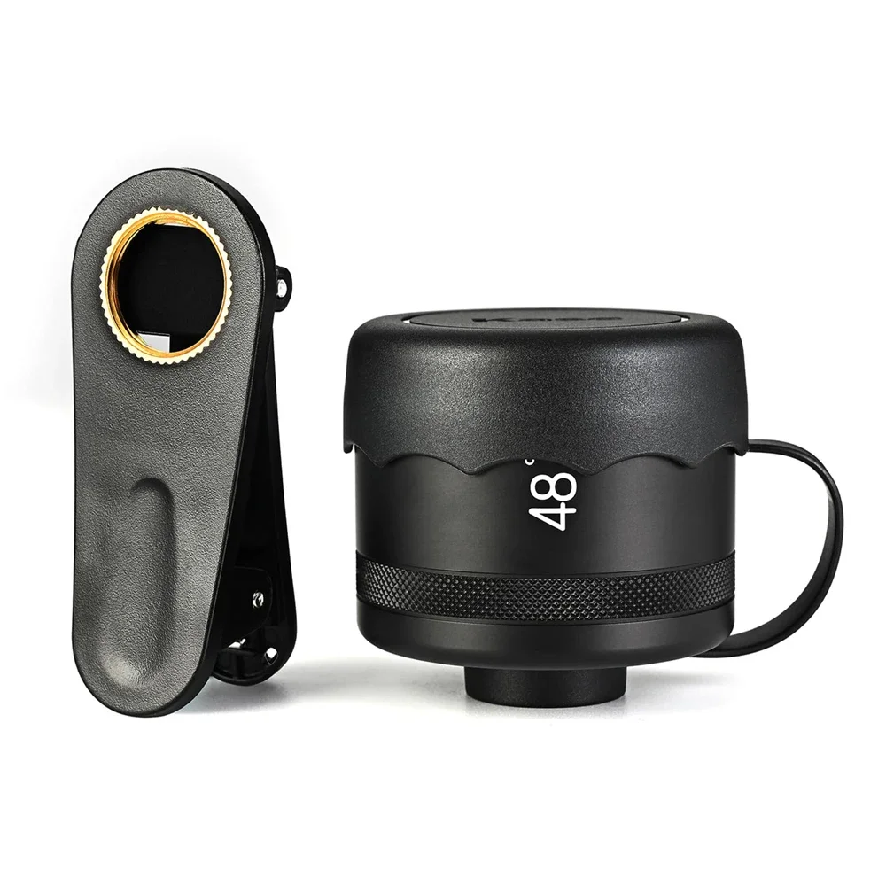 Kase 3X Lensa Telefoto Ponsel III untuk iPhone 15 14 13 12 11 8 7 X XR Samsung Android, Bodi Logam Dudukan Benang 17Mm