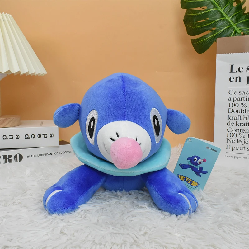 Originale Popplio Pokemon giocattoli di peluche bambole di pezza bambole carine di cartone animato Kawaii compleanno regalo di Natale per bambini collezione di amici