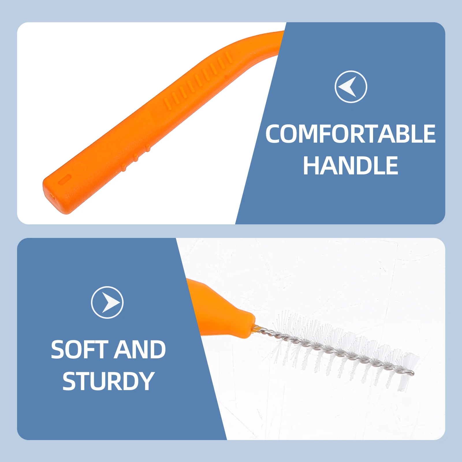 5 قطعة المسواك بين الأسنان بزاوية لطيفة على اللثة إزالة حطام الطعام الفعالة طقم أسنان صديق للسفر فرشاة بين الأسنان