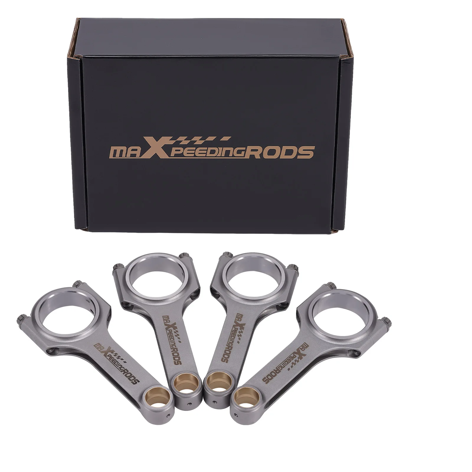 4340 Forged H-beam Connecting Rods for Peugeot 206 2.0 S16 Super 1600 TU5JP4 EN24 Balanced Floating Cranks Bellie Plueuel TUV