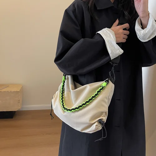 Imagen 2 del producto Bolso bandolera de nailon para mujer, bandolera de hombro, a la moda