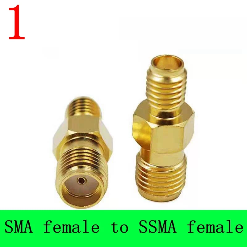 SMA To SSMA Mini Male Female Connector SMA To SSMA Male Female Straight Adapter RF Coaxial Connector High Quality