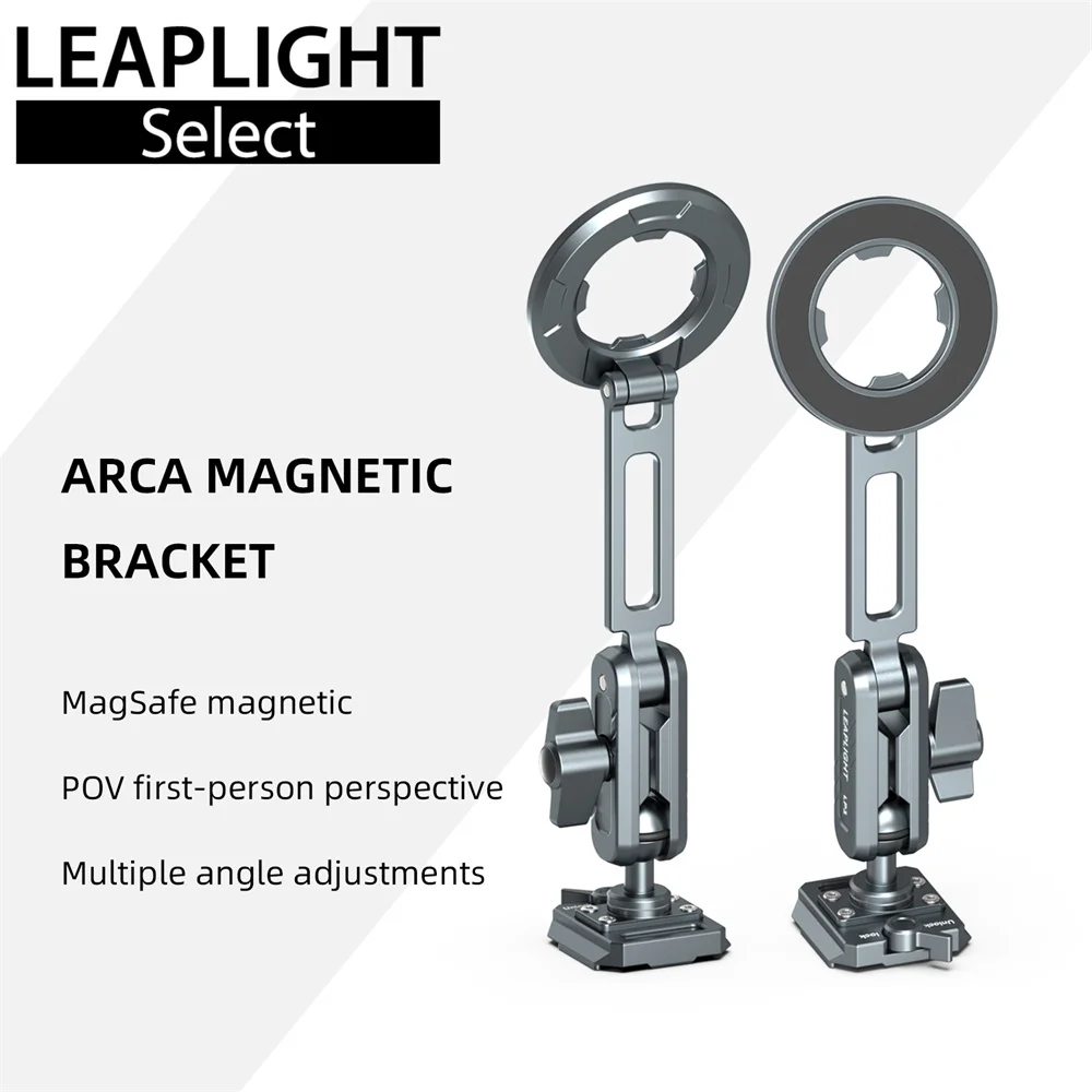 LEAPLIGHT Arca Magnetic Phone Holder W Quick Release Akka Clip POV Holder Neck Hanging Bracket for iPhone Samsung Magsafe Vlog