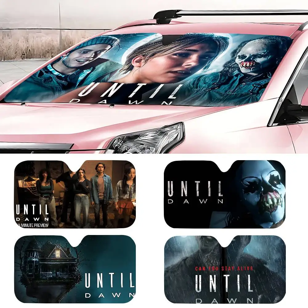 

U-Until D-Dawn фильм лобовое стекло солнцезащитный козырек для автомобиля внедорожник грузовик солнцезащитный козырек на переднее окно аксессуар козырек защитная крышка