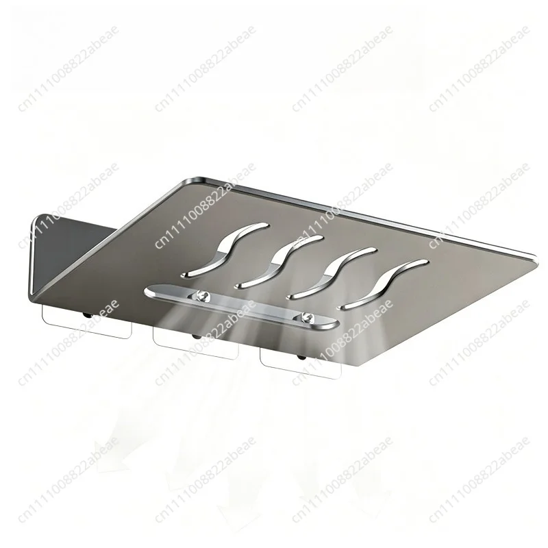 Metal Router Storage Rack Wall Mounted Space-saving Camera Supporting Holder Non-Drilling Design CCTV Monitoring Bracket