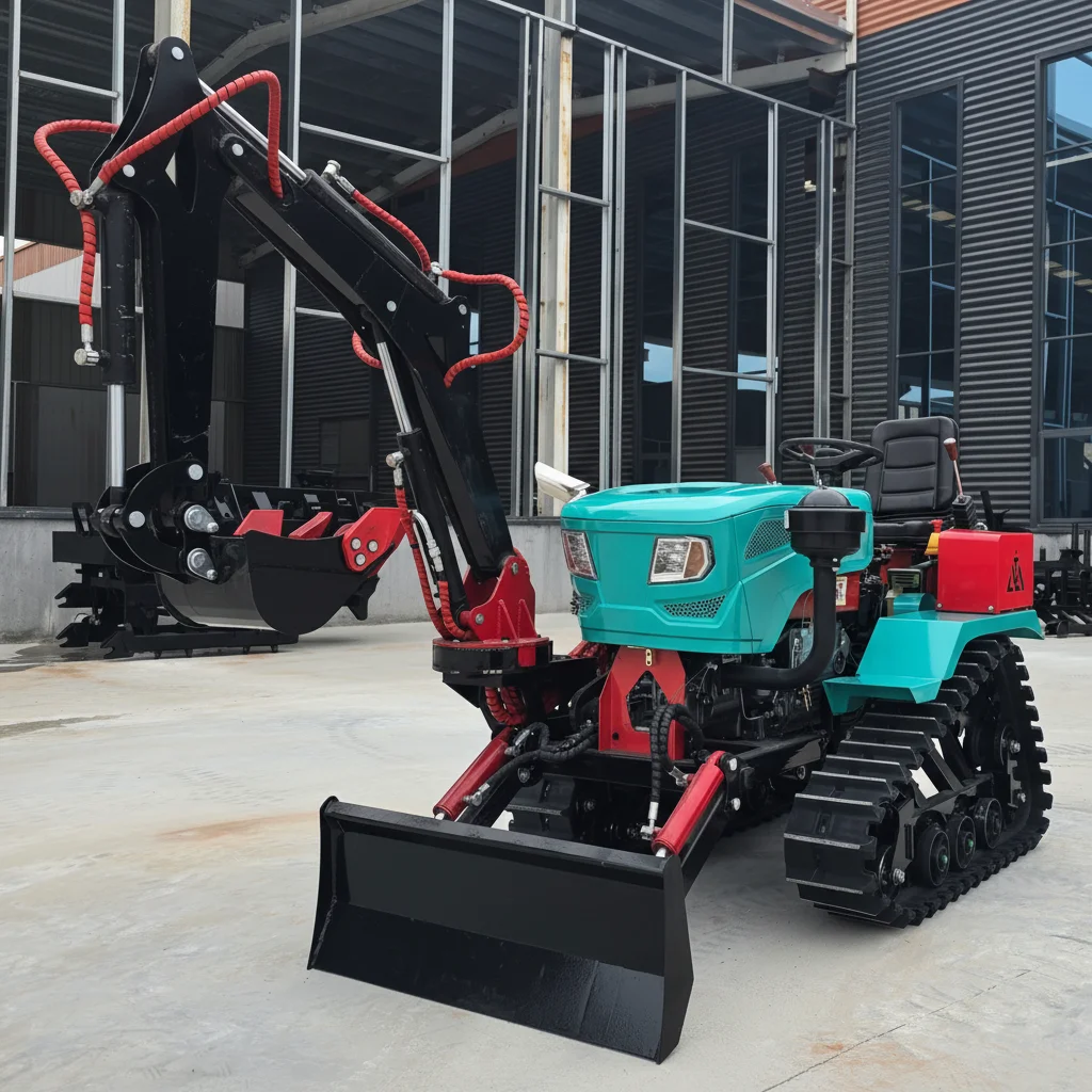 

Customize Crawler Track Farm Tractor Agricultural Diesel Rubber Track Tractor