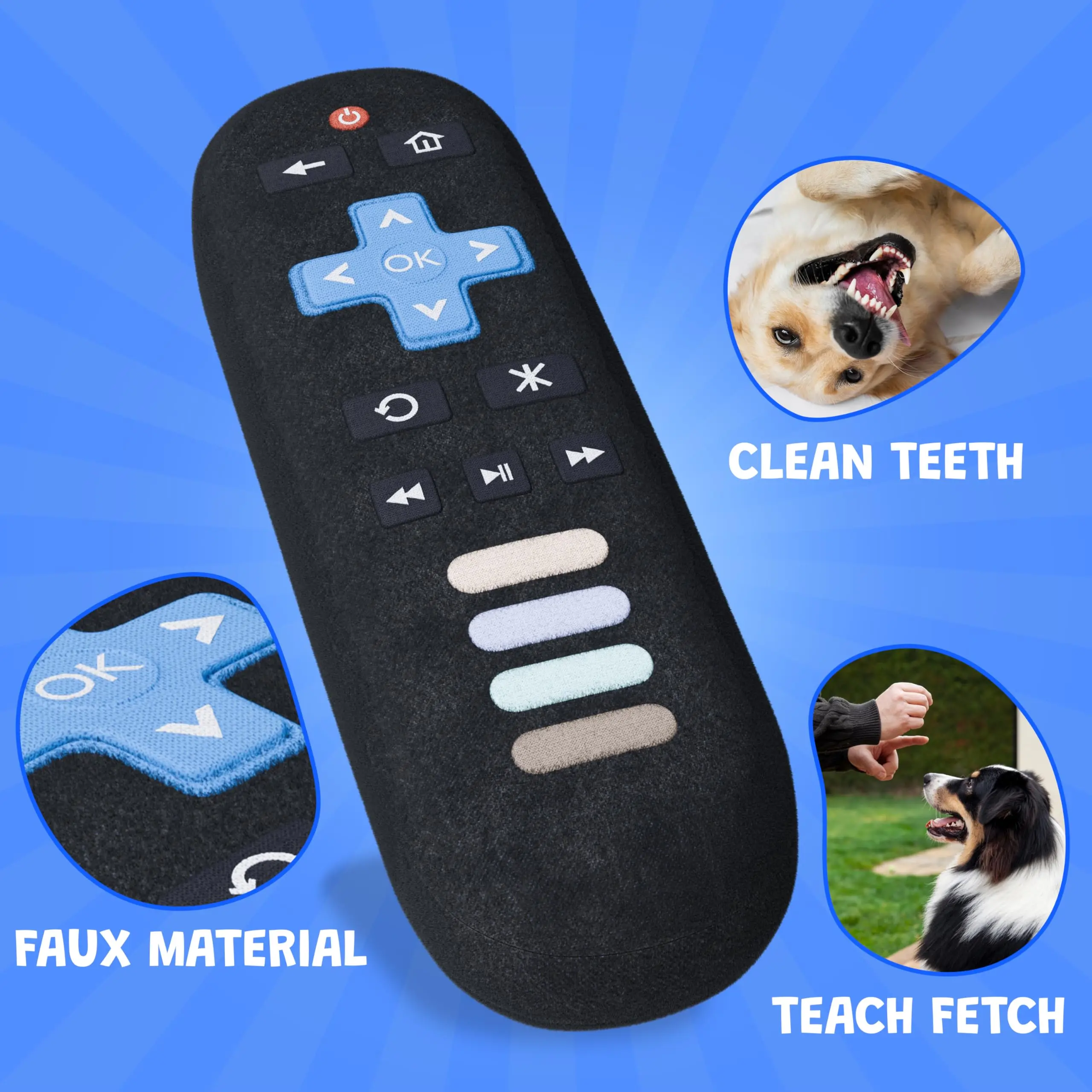ألعاب الحيوانات الأليفة، لعبة كلب صار واقعية للتحكم عن بعد - هدية ممتعة للجرو من القطيفة لجميع السلالات والجراء