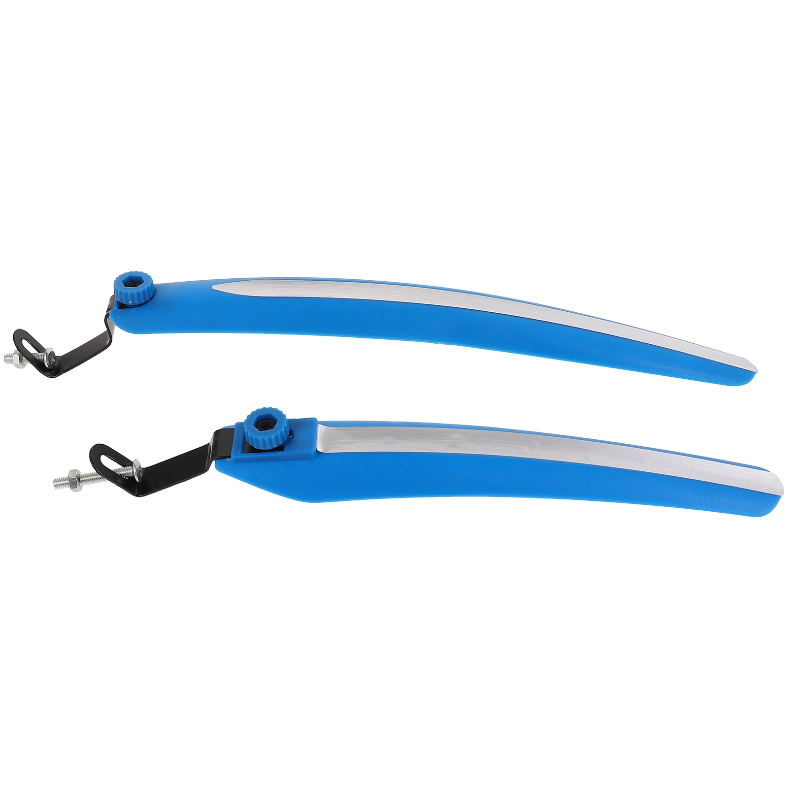 

Bicycle Mudguard Set Blue Plastic Lightweight Durable Easy Installation Universal Compatibility Mountain Bike Accessories Front