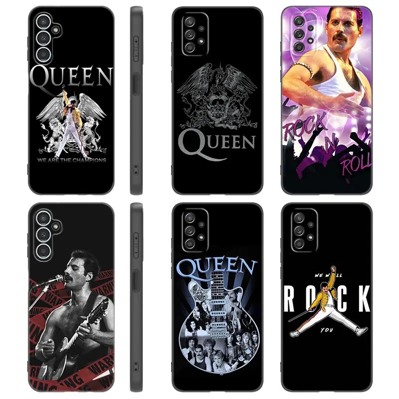 Freddie Mercury band Case For Samsung A13 A22 A24 A32 4G A23 A25 A34 A35 A52S A53 A54 A55 A73 5G A12 A14 A15 A31 A33 A50 A51 A72